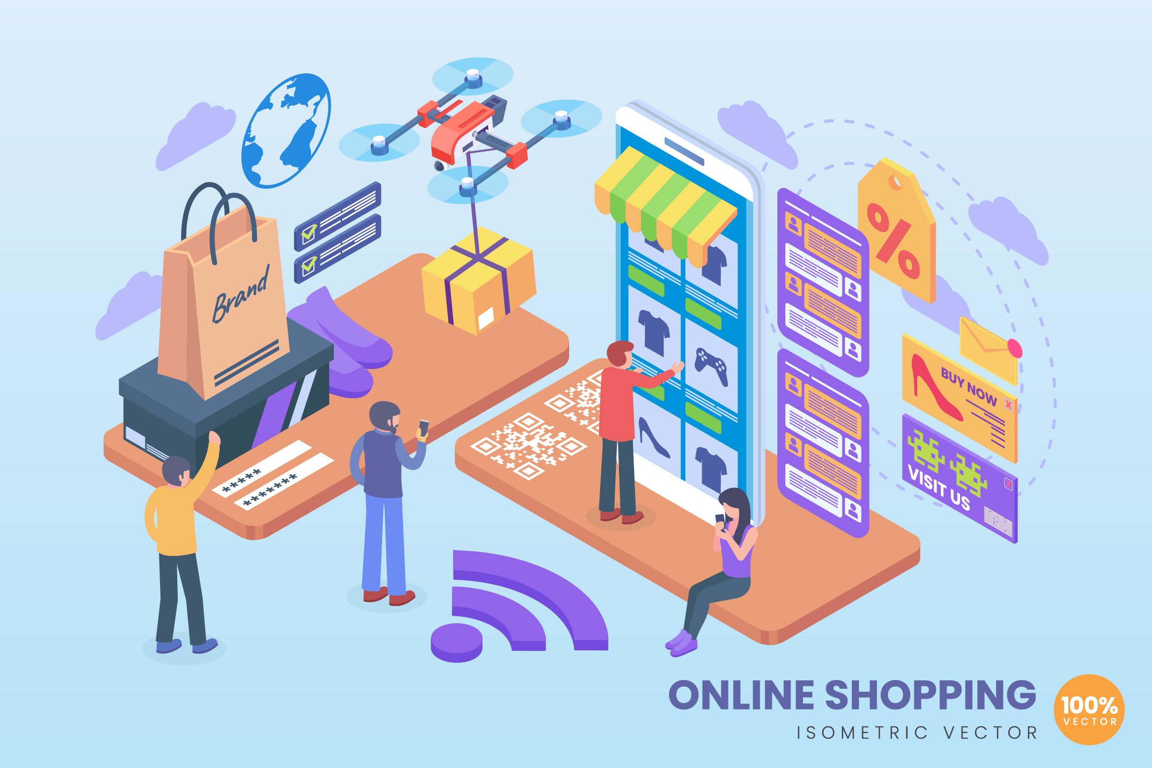 網上購物與電子商務 距離、螞蟻、素材與代理的精選概念解析